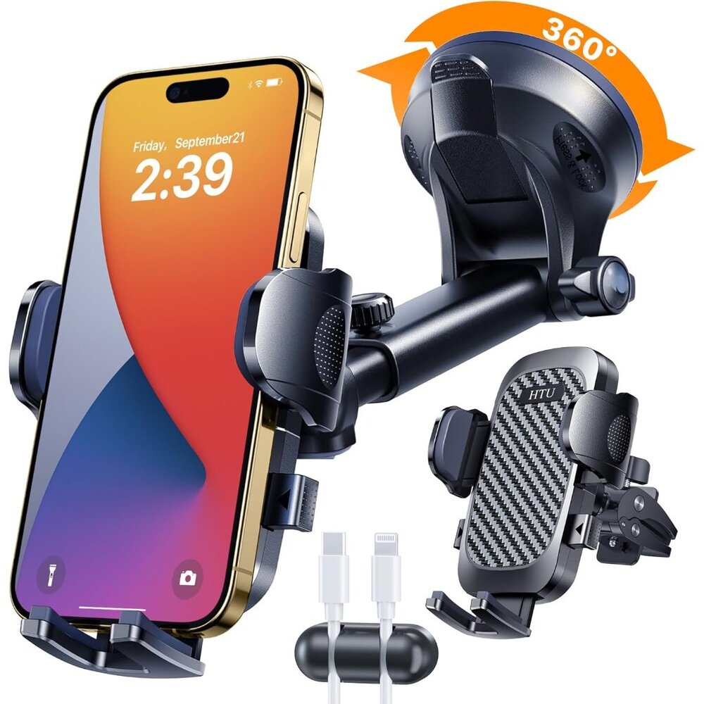 2026 Ultimate Best【True Military-Grade & Safety Cert】Car Phone Holder 【Upgraded